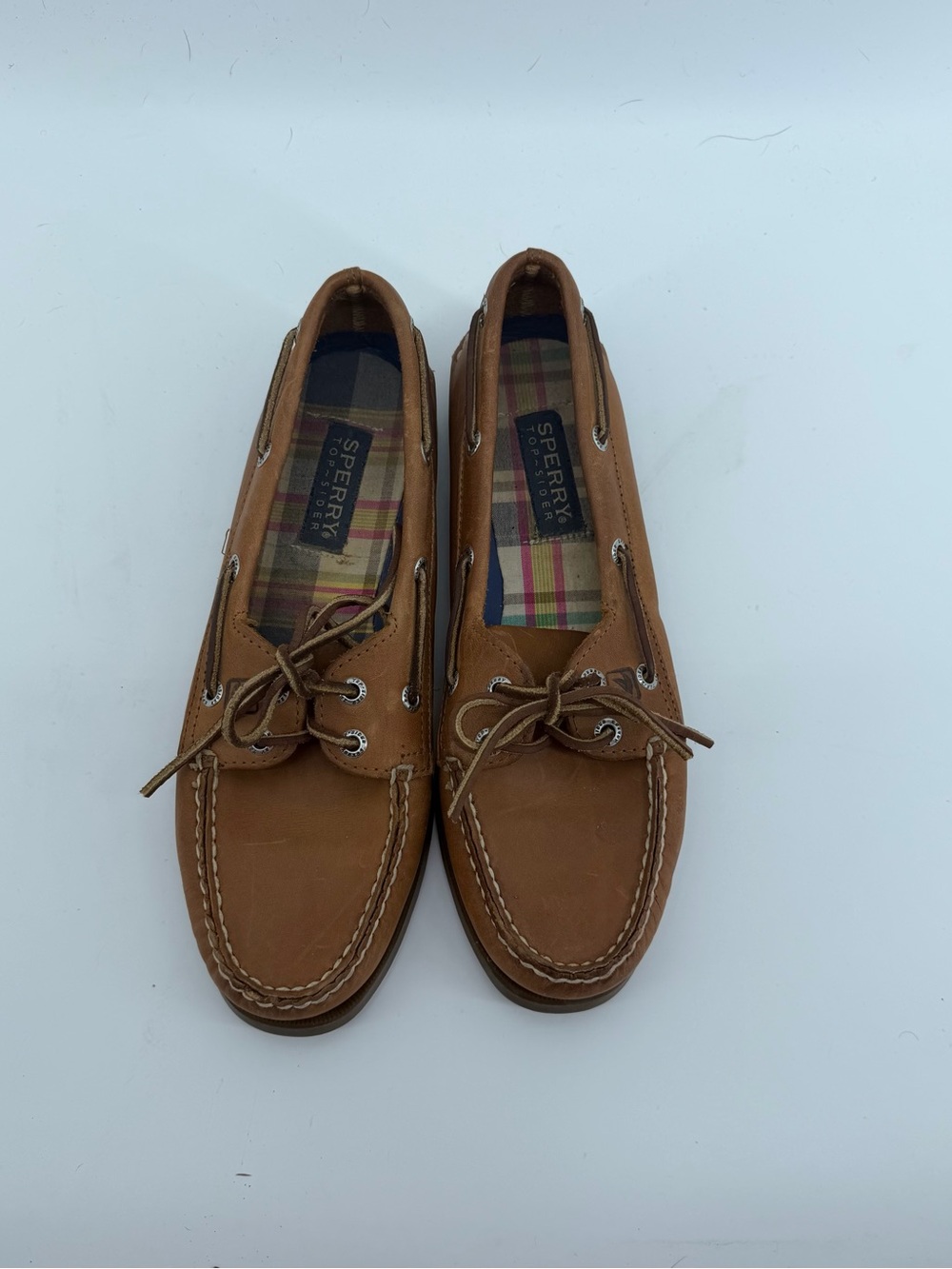 Sperry Women’s Cognac Leather Boat Loafers